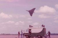 XL444 @ BAD - Vulcan Demo. Check out the Public Address system/truck! Barksdale Air Force Base Open House 1968 - Scanned Photo - by paulp