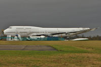 F-GITA @ EGBP - Scrapping of 1991 Boeing 747-428, c/n: 24969 now underway at Kemble