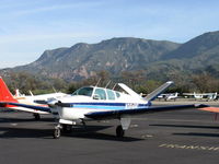 N3249C @ SZP - 1954 Beech E35 BONANZA, Continental E-225-8 rating 225 Hp for takeoff - by Doug Robertson