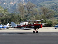 N675LF - 1944 DeHavilland DH82A TIGER MOTH, DeHavilland Gipsy Major in-line 4 cylinder inverted air-cooled 135 Hp, landing roll Rwy 22 - by Doug Robertson