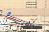 N846AE @ KLAX - American Eagle Embraer EMB-135KL, EGF3012 25R departure KLAX, enroute to KDEN. - by Mark Kalfas