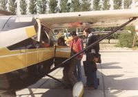 G-BECR @ EGGW - Voorheen eigendom van de Fa. Rood Holland onder registratienummer PH-KUK. Helaas niet volledig in beeld. Jaar 1976. Hij is volgens mij in 1978 verkocht aan para club in Zuid Engeland - by Rumphorst
