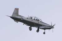 03-3680 @ AFW - USAF T-6A landing at Alliance Airport - Fort Worth, Tx - by Zane Adams