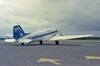 F-OGFJ @ PTP - DC-3C linking Guadeloupe and the little island Marie Galante in 1976 - by Werner Huhn