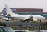 B-LEX @ EGGW - Boeing 737 BBJ ex N2121 at Luton - by Terry Fletcher