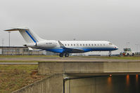 SX-GJN @ EGGW - Greek registered Bombardier BD-700-1A10 Global Express, c/n: 9260 at Luton - by Terry Fletcher