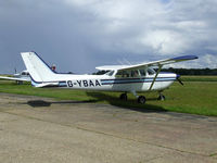 G-YBAA @ EGSN - Parked