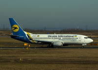 UR-GAQ @ LOWW - Ukraine International Boeing 737 - by Thomas Ranner