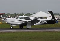 N5810Q @ LAL - Mooney M20K - by Florida Metal