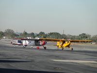 N360AZ @ CCB - Leading the four ships back to the area of Maniac Mike's Cafe - by Helicopterfriend