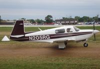 N205RG @ KOSH - Mooney M20J