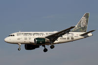 N805FR @ SEA - An owl adorns this Frontier A-318 - by Duncan Kirk