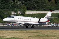 N738QS @ BFI - Touchdown - by Duncan Kirk