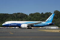 N787BA @ BFI - Landing after a test flight - by Duncan Kirk