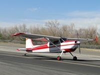N4735V @ CCB - Taxiing back to Maniac Mike's Cafe area - by Helicopterfriend