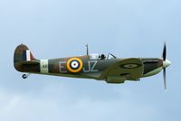 G-AIST @ EGSU - this picture shows the clean lines of an early Spitfire. - by Joop de Groot