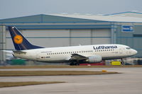 D-ABEB @ EGCC - Lufthansa - by Chris Hall