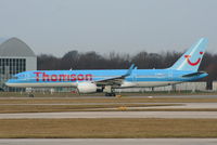 G-OOBN @ EGCC - Thomson - by Chris Hall