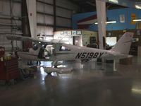 N5198Y @ OSH - Cessna 162, c/n: 16200003, in the Kermit Weeks Hangar. Annual inspection in progress - by Timothy Aanerud