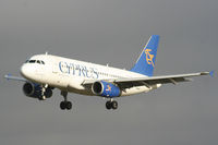 5B-DBP @ EGCC - Cyprus Airways - by Chris Hall