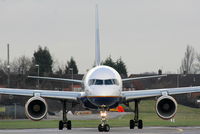TF-FIU @ EGCC - Icelandair - by Chris Hall