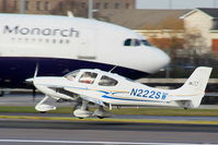 N222SW @ EGCC - Staywhite Inc - by Chris Hall