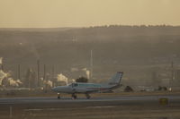N502RA @ KBIL - Cessna 404 departing Billings Logan - by Daniel Ihde
