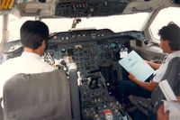 PK-GAE @ DPS - Garuda , Den Pasar. Preparation for flight to Singapore - by Henk Geerlings