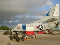 150023 @ PHJR - Very Famous A-4E. Will be re finished in VC-1 colors from Barbers Point when restored. - by Ewa Marine