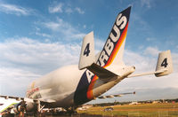 F-GSTD @ FAB - Farnborough Air Show - Sep 1998 Airbus The Super Transporter 4 ,  - by Henk Geerlings