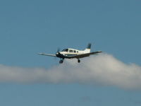 N2496X @ KBVY - Final runway 34 at KBVY. - by Samuel D.
