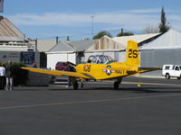 N45TB @ SZP - 1956 Beech D-45 as T-34B MENTOR, Continental O-470-13 225 Hp, refueling - by Doug Robertson