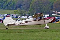 G-AORB @ EGHP - Cessna 170B [20767] Popham~G 05/05/2007. - by Ray Barber
