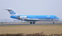 PH-KZS @ EHAM - Landing on the Polderbaan - by Jan Lefers