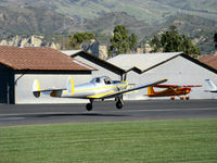 N99711 @ SZP - 1946 ERCO Ercoupe 415-D, Continental O-200 100 Hp upgrade, landing Rwy 04 - by Doug Robertson