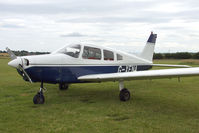 G-XENA @ X5FB - Piper PA-28-161 at Fishburn Airfield, UK in July 2010. - by Malcolm Clarke