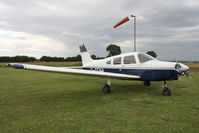 G-XENA @ X5FB - Piper PA-28-161 Cherokee Arrow at Fishburn Airfield, UK in July 2010. - by Malcolm Clarke
