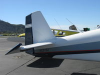 N6313U @ SZP - 1997 Roth VAN's RV-6A, Lycoming O&VO-360 180 Hp, tail. Easy way to tell at a glance an RV-7 from an RV-6: the -7 has a balanced rudder, the -6 does not. - by Doug Robertson