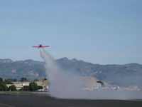 N999ST @ SZP - 1996 Nelson 2 VAN's RV-6A, Lycoming O-360-A1AB 180 Hp, takeoff Rwy 04 with smoke (aircraft is not on fire) - by Doug Robertson