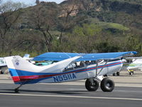 N5511A @ SZP - 2002 Maule M-7-235B SUPER ROCKET STOL 'Rocky' Lycoming O-540 235 Hp, tundra tires, crossing over Rwy 04 - by Doug Robertson