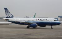 N414UA @ KORD - Airbus A320