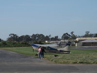 N9918N @ SZP - 1975 Cessna 180J SKYWAGON, Continental O-470 230 Hp, taxi to transient parking - by Doug Robertson
