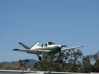 N9856R @ SZP - 1960 Beech M35 BONANZA, Continental IO-470-C 250 Hp, on final Rwy 04 - by Doug Robertson
