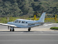 N6249J @ SZP - 1976 Piper PA-32R-300 LANCE, Lycoming TIO-540-K1G5D 300 Hp turbo upgrade, taxi off the active - by Doug Robertson