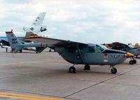 N5327S @ BAD - Barksdale Air Force Base Open House 87' - Scanned Photo - The KC-10 in the background (82-0190) had a fuel tank explode later that year at Barksdale killing one person and destroying the aircraft.