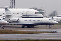 TC-GMM @ EGGW - Turkish registered 2010 Dassault Falcon 7X, c/n: 28 at Luton - by Terry Fletcher