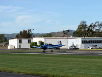 N8667H @ SZP - 1947 North American NAVION, Continental IO-520 285 Hp upgrade, taking the active - by Doug Robertson