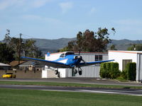 N8667H @ SZP - 1947 North American NAVION, Continental IO-520 285 Hp upgrade, on final Rwy 04 - by Doug Robertson