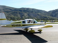N5466L @ SZP - 1973 Grumman American AA-5 TRAVELER, Lycoming O-320-E2G 150 Hp, taxi to 04 - by Doug Robertson