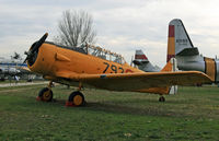 E16-90 @ LECU - One of three Texans on display at the Museo del Aire - by Daniel L. Berek